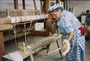 Handwoven, by master weavers in Oaxaca Mexico. 